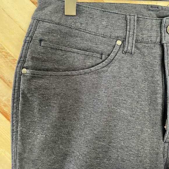 Lululemon Men’s ABC Pant Slim Tech Canvas Heathered Black 28 - Picture 8 of 9